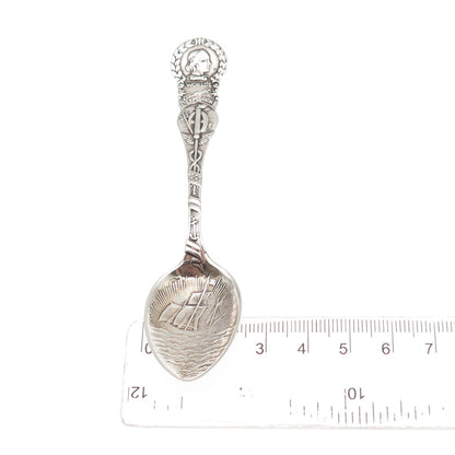 Alvin 925 Sterling Silver Antique 1893 World's Columbian Exposition Coffee Spoon