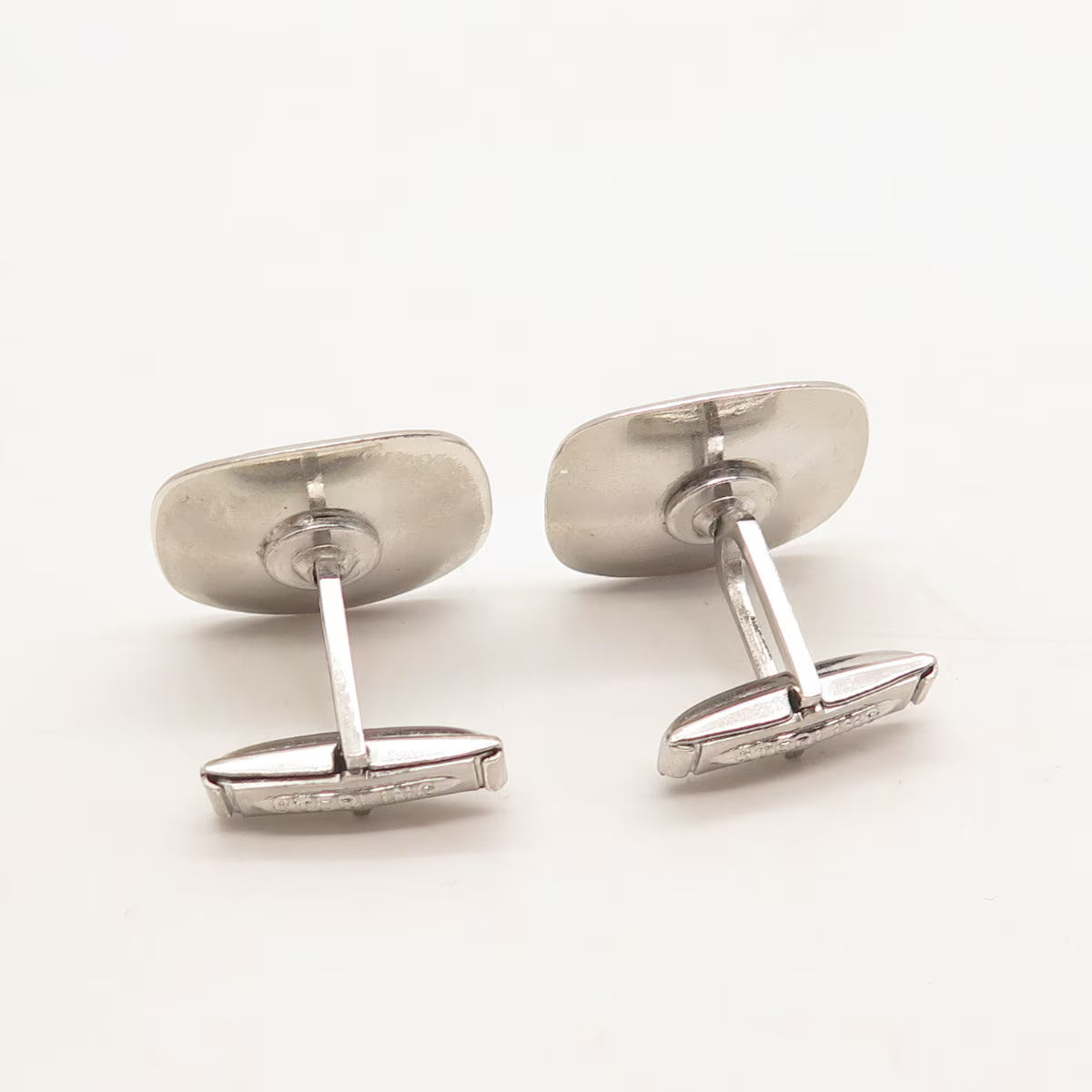 925 Sterling Silver Vintage Rectangle Cufflinks