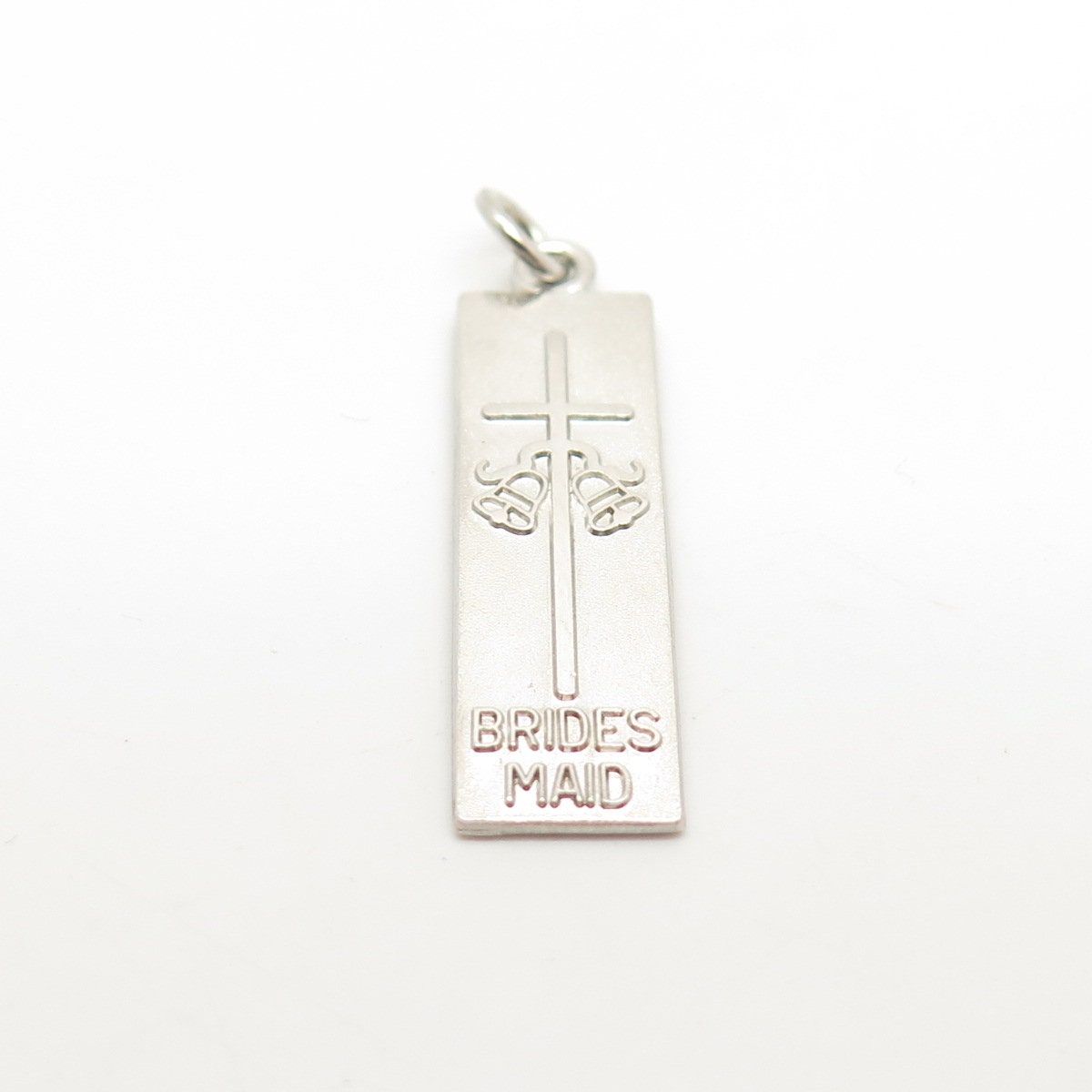 925 Sterling Silver Vintage Antaya "Bridesmaid" Cross Pendant