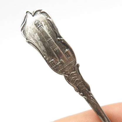 925 Sterling Silver 2-Tone Antique C. Brothers & Heilbronn "Atlantic City" Spoon