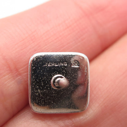 925 Sterling Silver Antique England Adie Brothers Ltd. Real Pearl Textured Pin