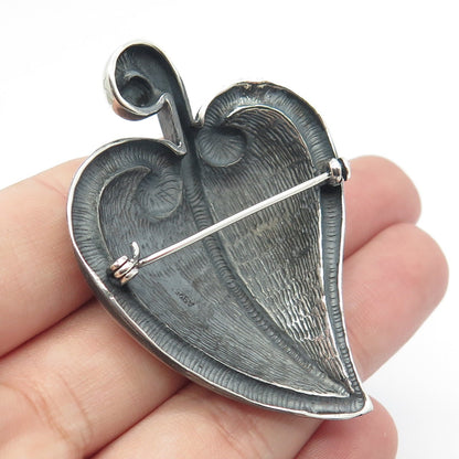 925 Sterling Silver Vintage Pepper Pin Brooch