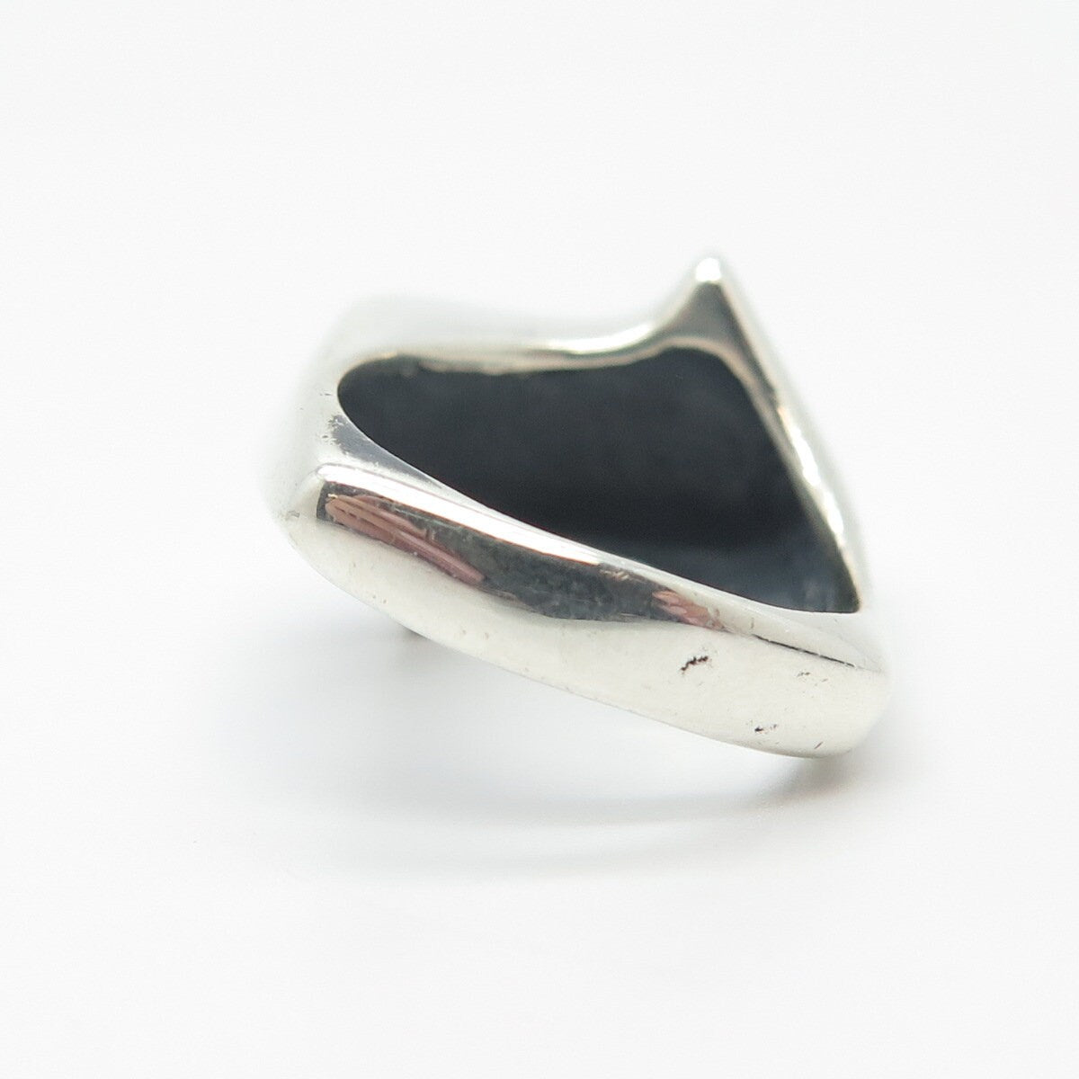925 Sterling Silver Vintage Abstract Ring Size 5.25
