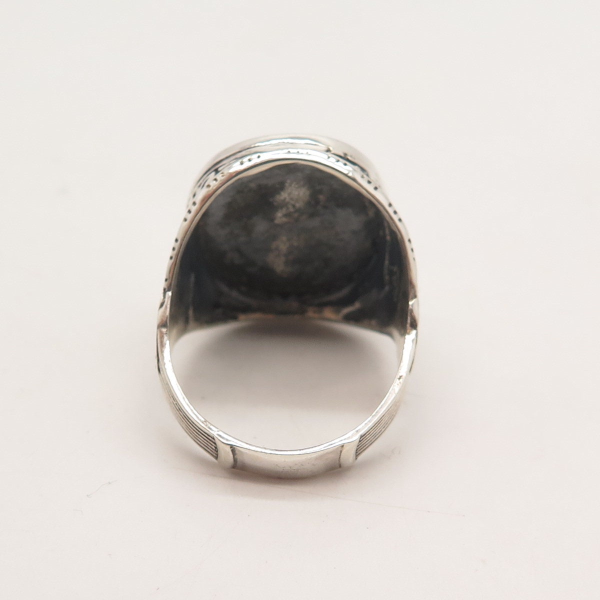 925 Sterling Silver Vintage Ornate Ring Size 9.25