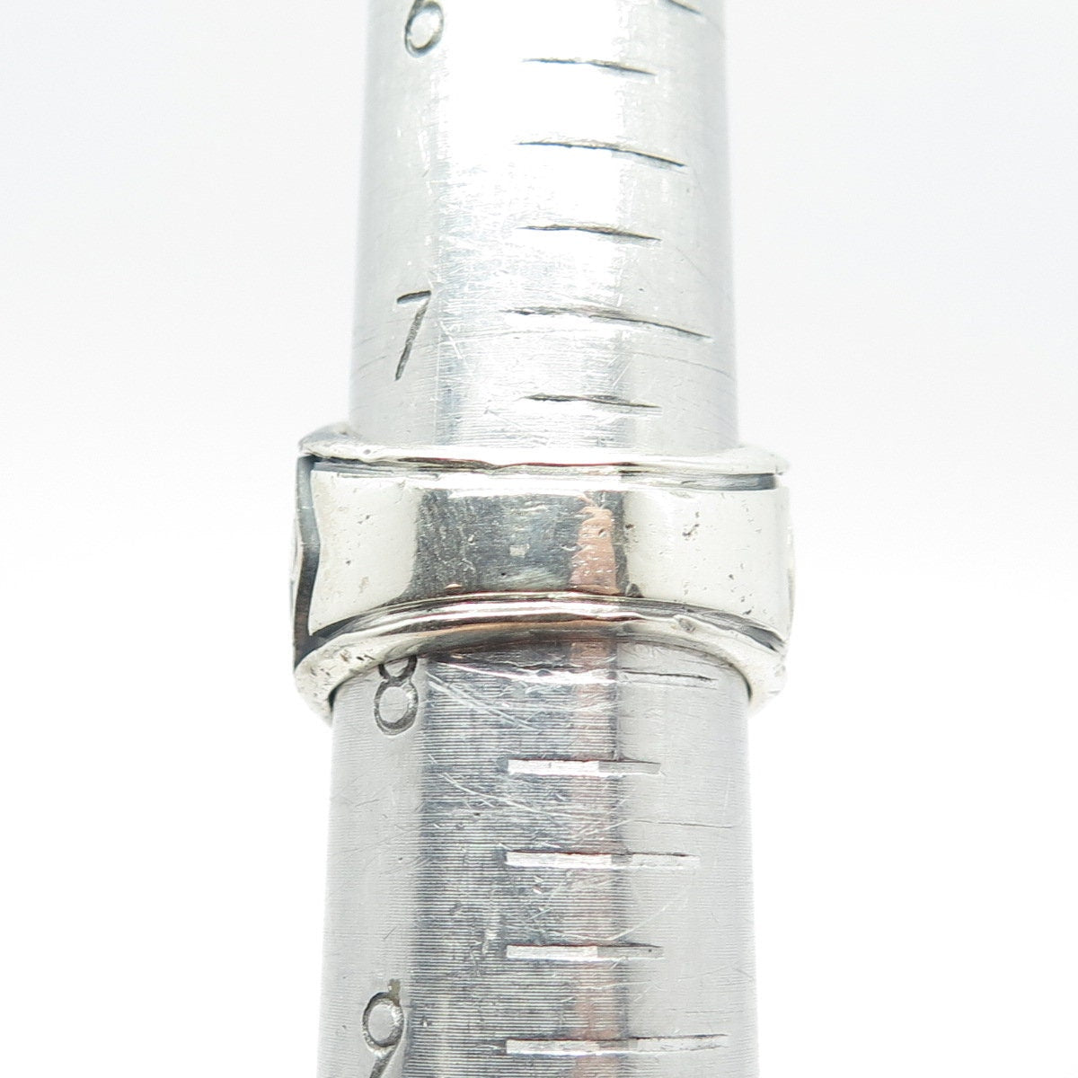 925 Sterling Silver Antique 1939 Jennins Jasper Bowling Association Ring Size 8