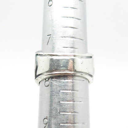 925 Sterling Silver Antique 1939 Jennins Jasper Bowling Association Ring Size 8