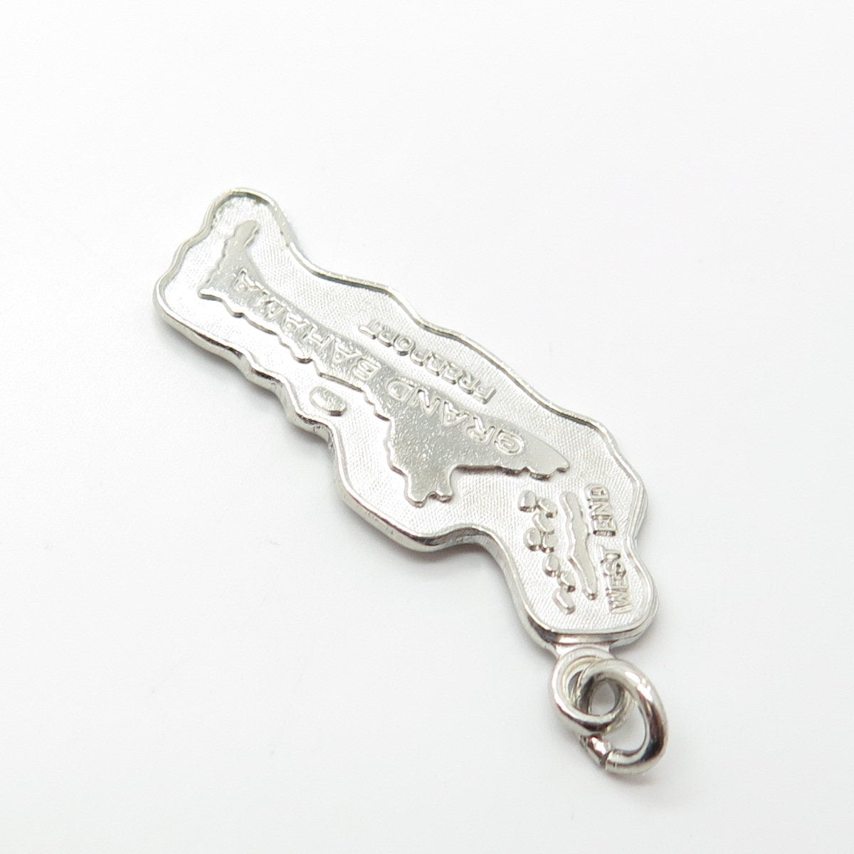 925 Sterling Silver Vintage "Grand Bahama" Island Pendant