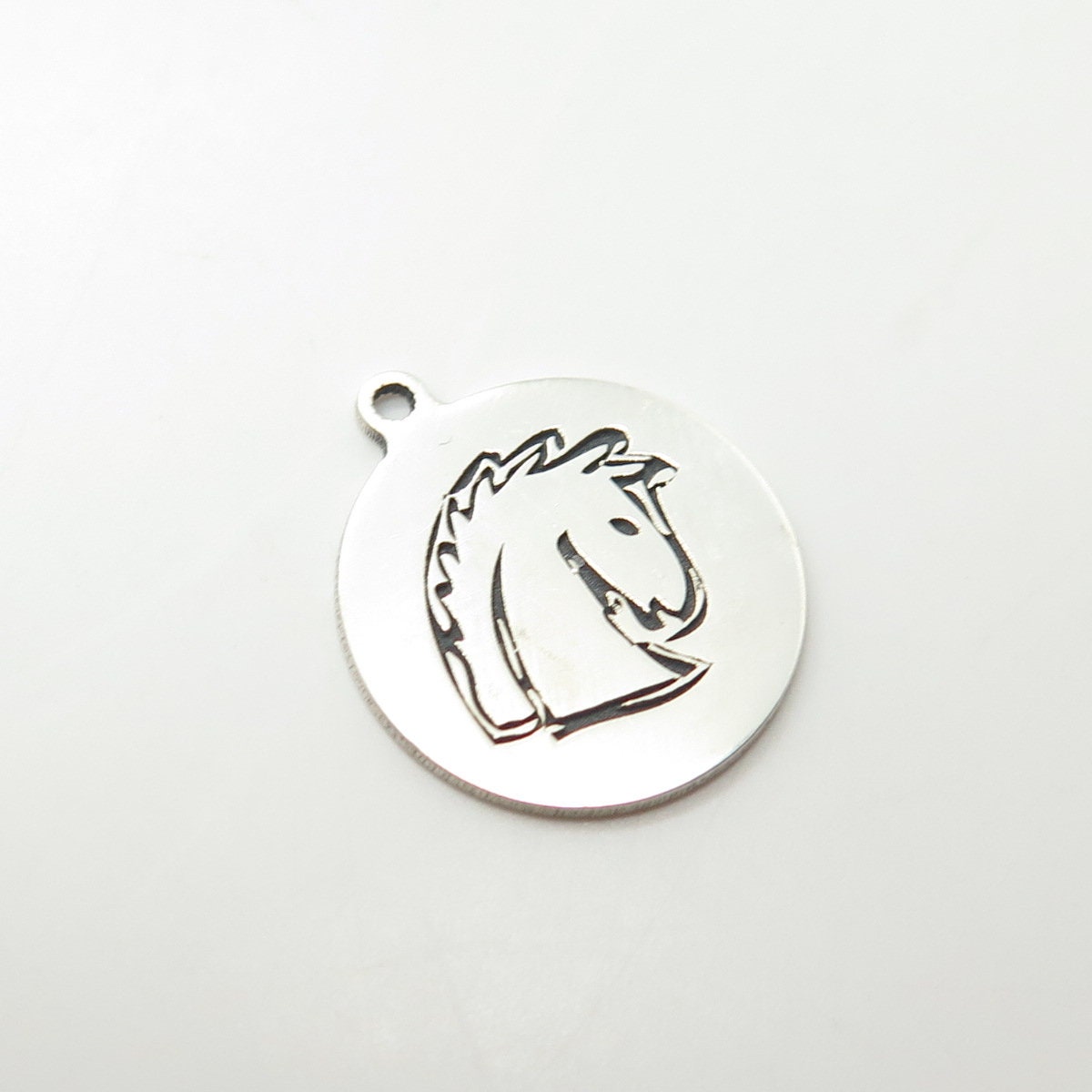 925 Sterling Silver USA Two In Town Horse Charm Pendant