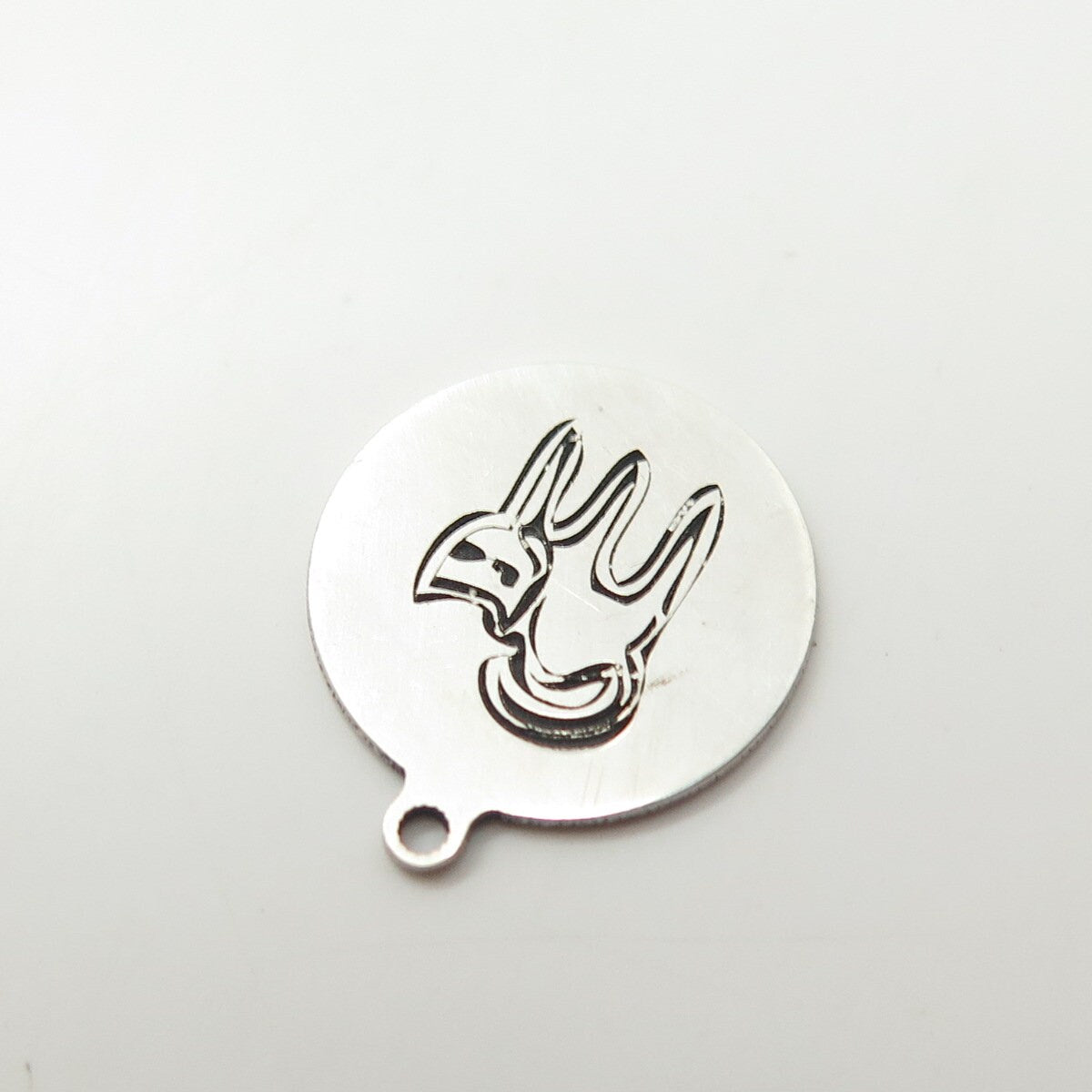 925 Sterling Silver USA Two In Town Cat Charm Pendant