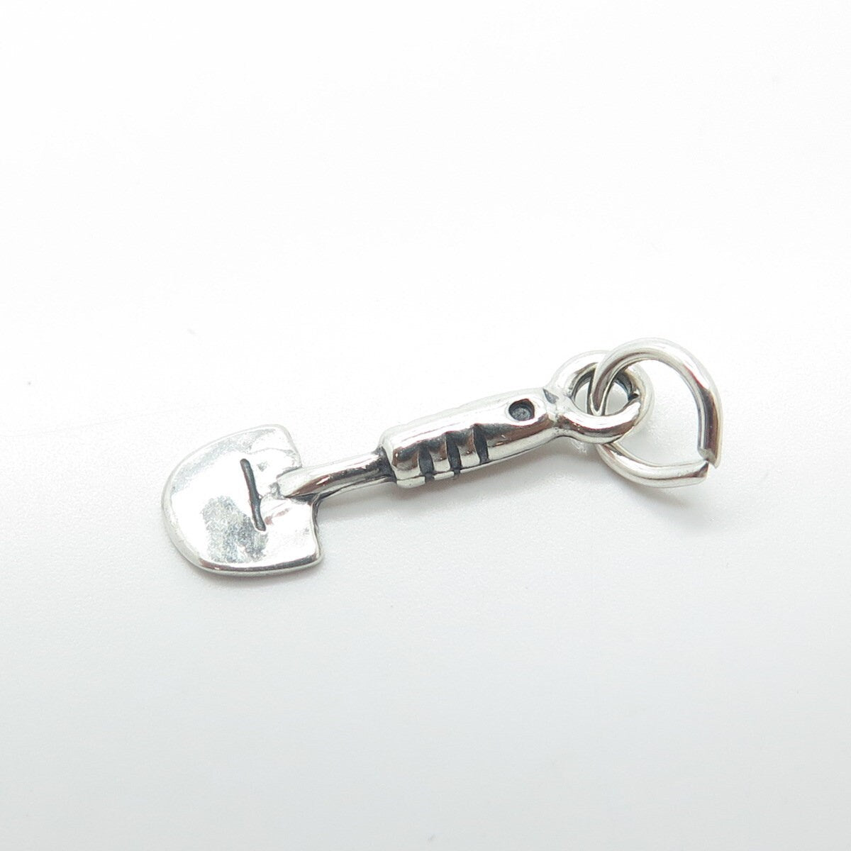 925 Sterling Silver Old Stock Shovel Charm Pendant
