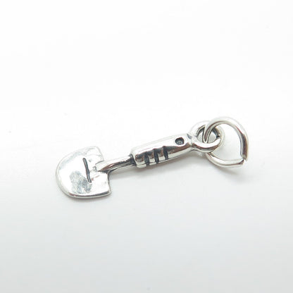 925 Sterling Silver Old Stock Shovel Charm Pendant