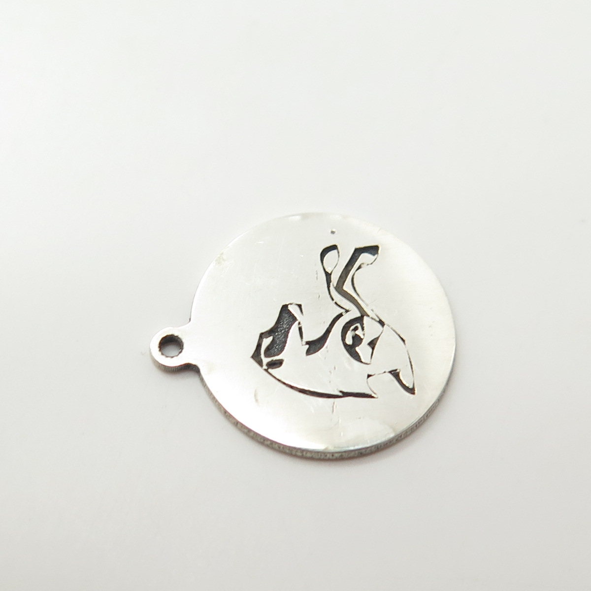 925 Sterling Silver USA Two In Town Frisky Horse Charm Pendant