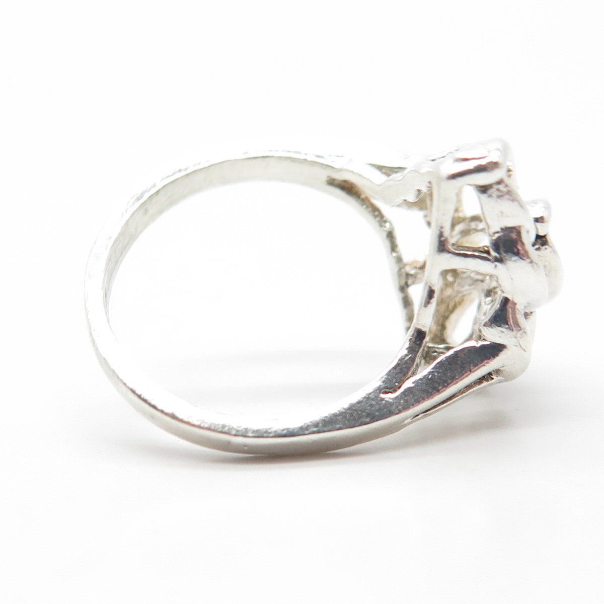 925 Sterling Silver Vintage Celtic Ring Size 6