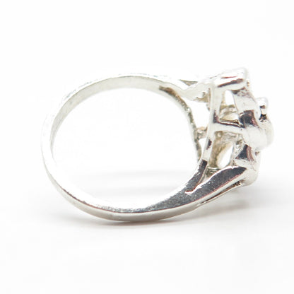 925 Sterling Silver Vintage Celtic Ring Size 6