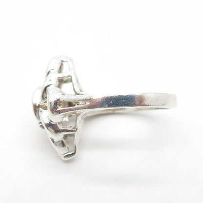 925 Sterling Silver Vintage Celtic Ring Size 6