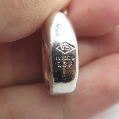 925 Sterling Silver Vintage Indaba Letter "U" Initial Pendant B37