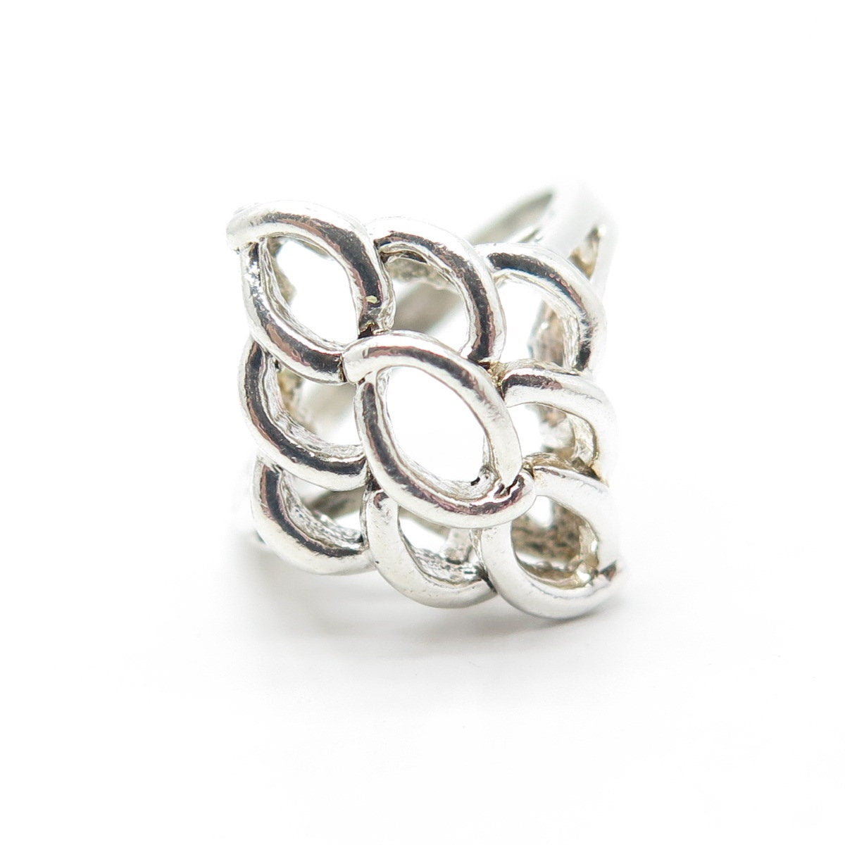 925 Sterling Silver Vintage Celtic Ring Size 6