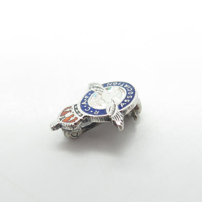 BMCO 925 Sterling Silver Vintage Royal Canadian Air Force Association Pin Brooch