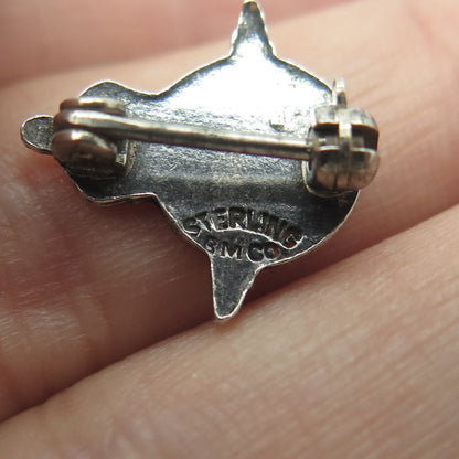 BMCO 925 Sterling Silver Vintage Royal Canadian Air Force Association Pin Brooch