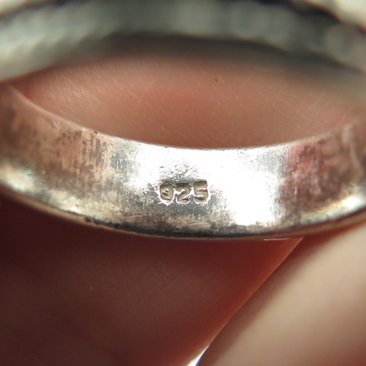 925 Sterling Silver Vintage Woven Rope Band Ring Size 5.75