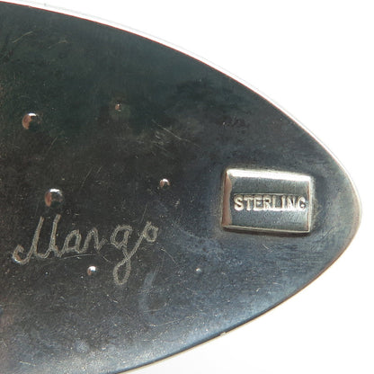 MARGO 925 Sterling Silver Vintage Modernist Mirage Pendant