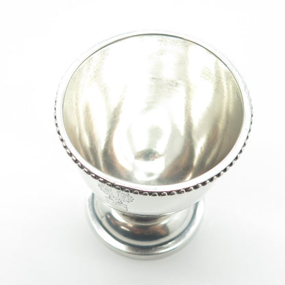 BRUCKMANN SOHNE 800 Silver Antique Victorian Germany Coat of Arms Cup