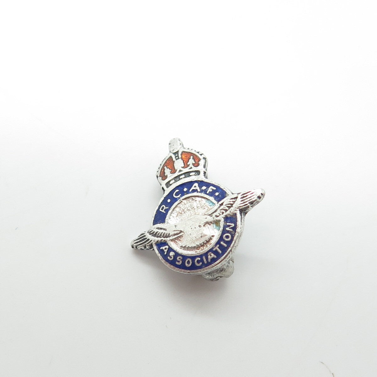 BMCO 925 Sterling Silver Vintage Royal Canadian Air Force Association Pin Brooch