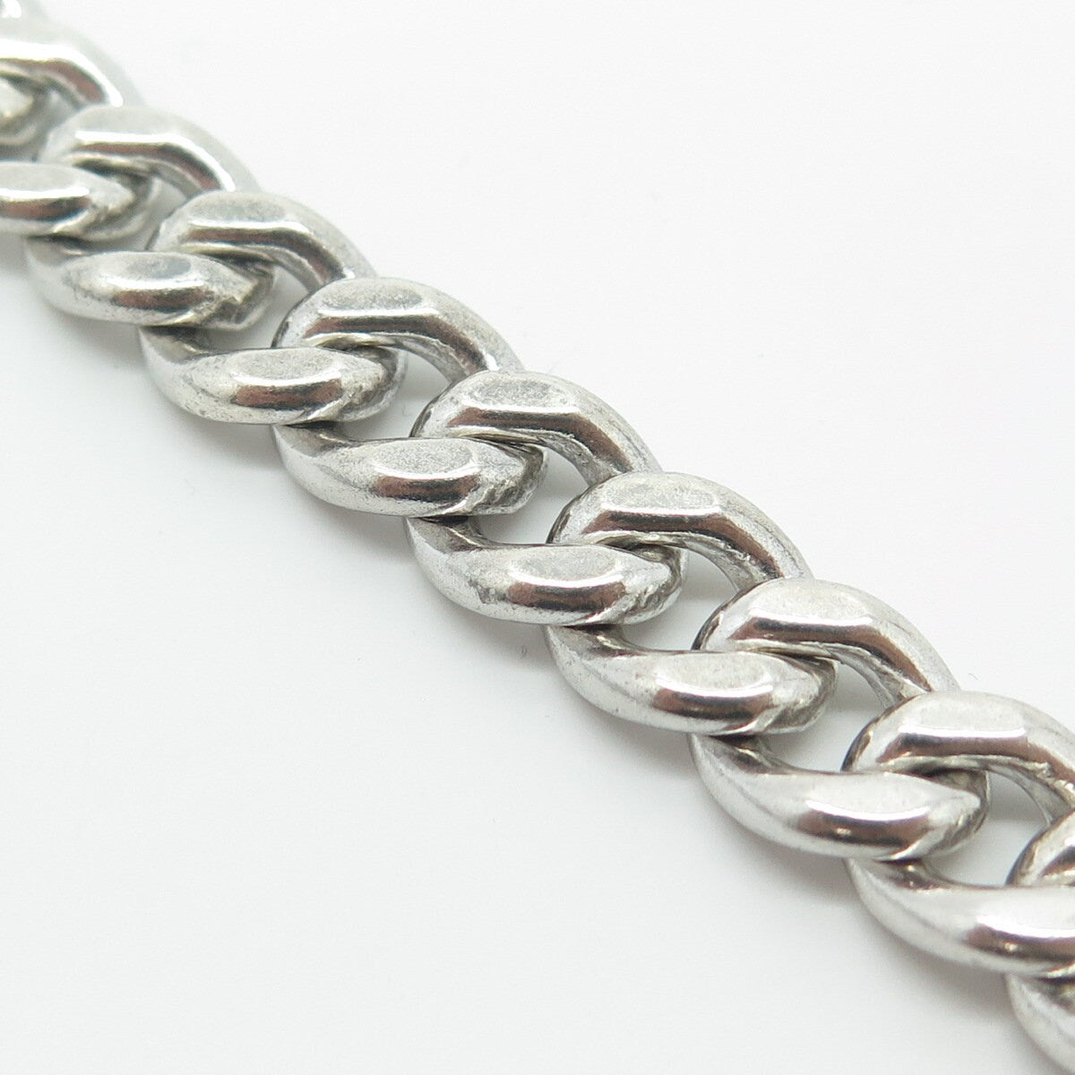 FORSTNER Sterling Silver Vintage Engraved "Richard" Solid 61.3g ID Bracelet 8"