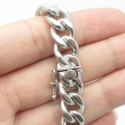 FORSTNER Sterling Silver Vintage Engraved "Richard" Solid 61.3g ID Bracelet 8"