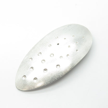 MARGO 925 Sterling Silver Vintage Modernist Mirage Pendant