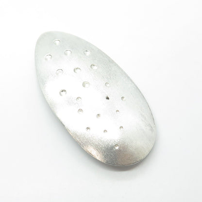 MARGO 925 Sterling Silver Vintage Modernist Mirage Pendant
