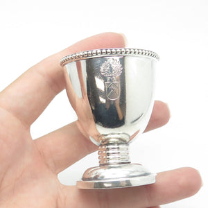 BRUCKMANN SOHNE 800 Silver Antique Victorian Germany Coat of Arms Cup