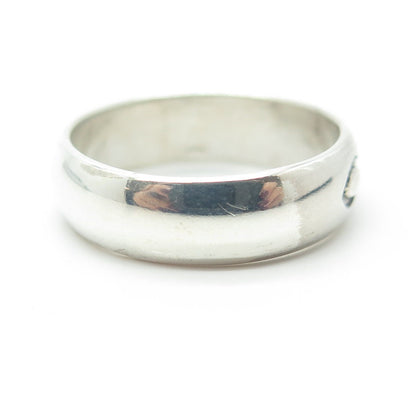925 Sterling Silver Vintage All Around Ichthys Religious Band Ring Size 10.25