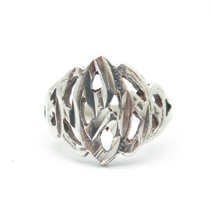 925 Sterling Silver Vintage Celtic Knot Ring Size 7