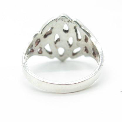 925 Sterling Silver Vintage Celtic Knot Ring Size 7