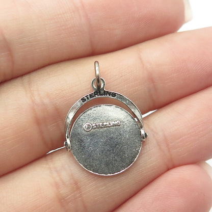 925 Sterling Silver Antique Enamel Air Force Museum Wright-Patterson AFB Pendant