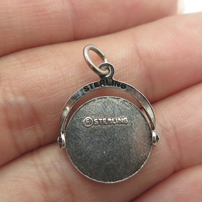 925 Sterling Silver Antique Enamel Air Force Museum Wright-Patterson AFB Pendant