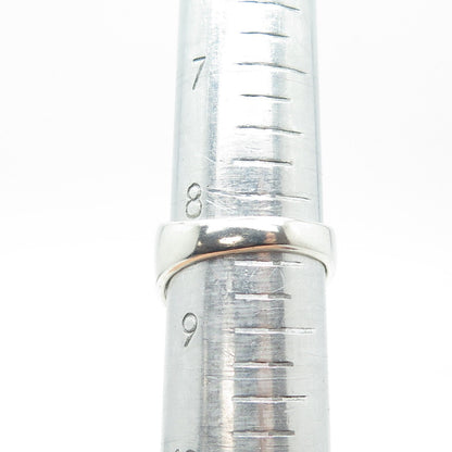 925 Sterling Silver Vintage Om Mantra Ring Size 8.5