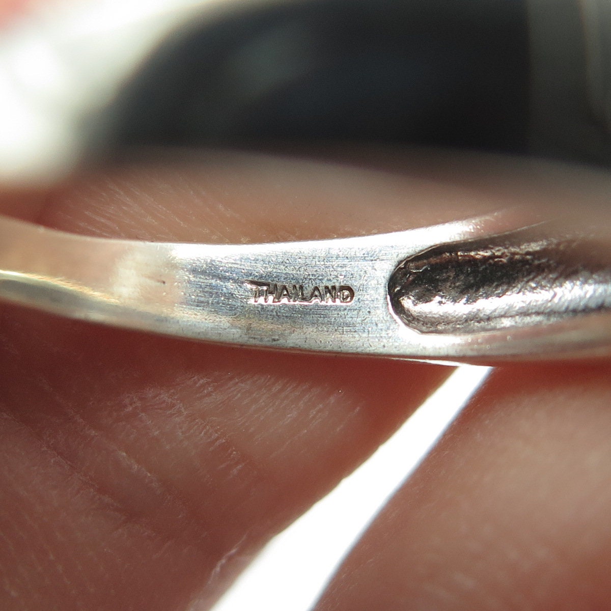 925 Sterling Silver Vintage Greek Maze Ring Size 8.25