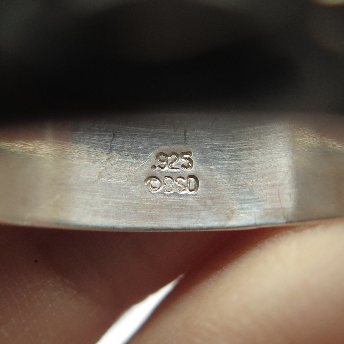 925 Sterling Silver Vintage All Around Ichthys Religious Band Ring Size 10.25