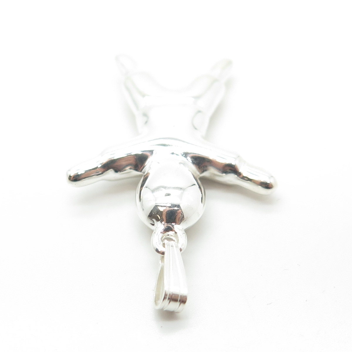 925 Sterling Silver Vintage Kids Memorial Pendant