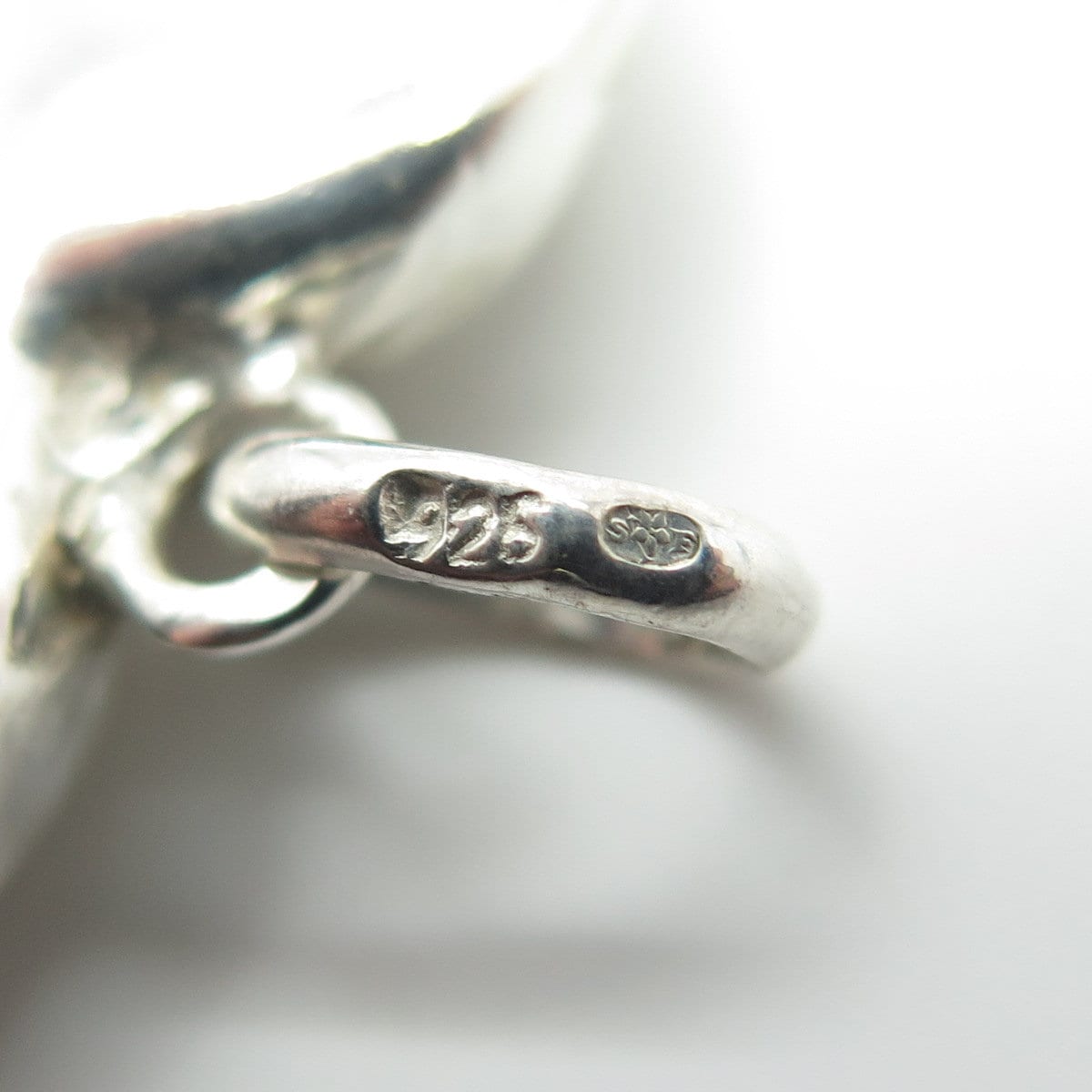 925 Sterling Silver Vintage Puffy Heart Pendant