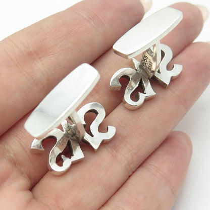 C. SORENSEN & SON 925S Sterling Silver Vintage Denmark "SVS" Cufflinks