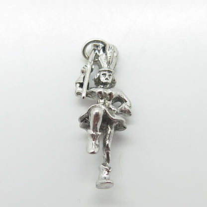 925 Sterling Silver Vintage Grand Marshall Parade Charm Pendant