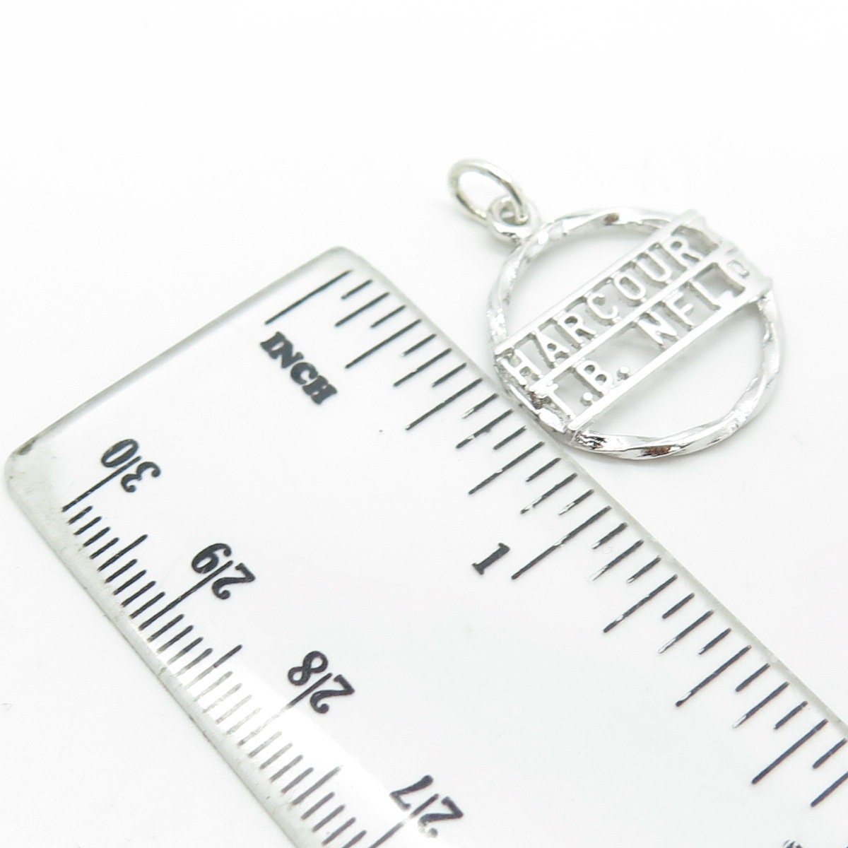 925 Sterling Silver Vintage Harcourt T. B. NFL Sport Club Pendant