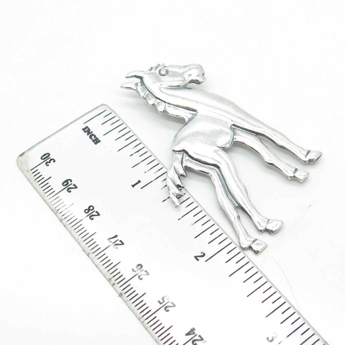 925 Sterling Silver Vintage Horse Pin Brooch