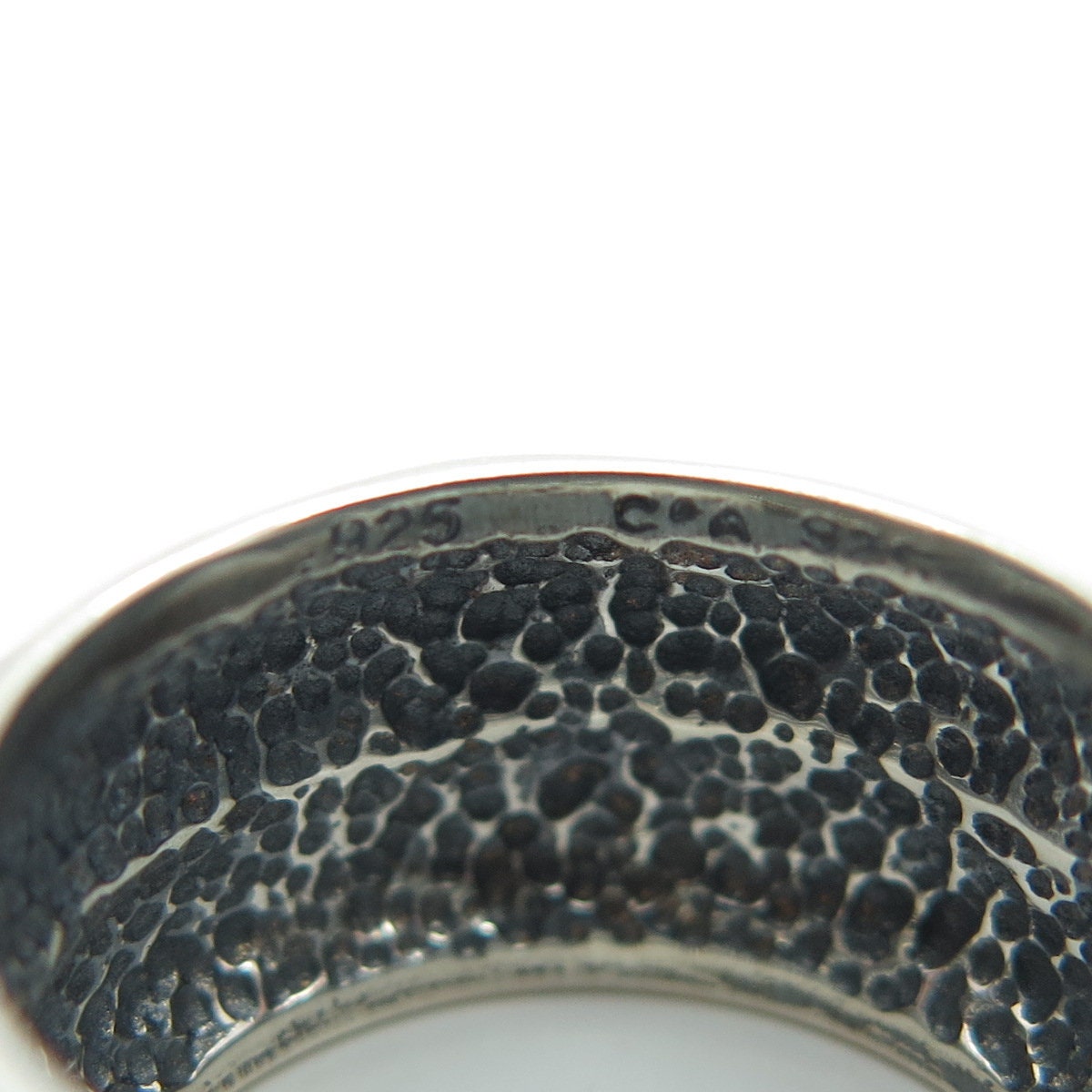 CHATEAU D'ARGENT 925 Sterling Silver Vintage Double Roped Puffy Ring Size 6