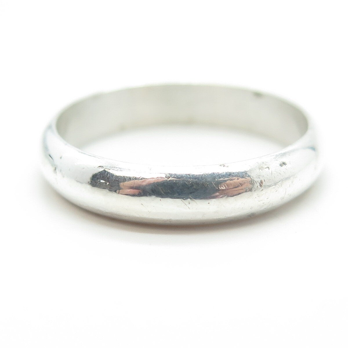 925 Sterling Silver Classic Wedding Band Ring Size 12.25