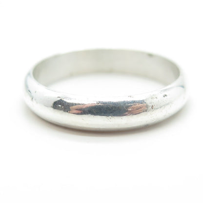 925 Sterling Silver Classic Wedding Band Ring Size 12.25
