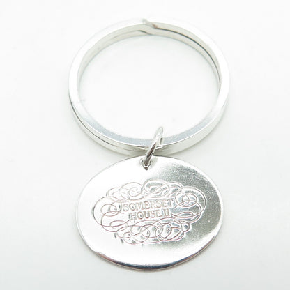 LEONORE DOSKOW 925 Sterling Silver Vintage "Somerset House II" Key Ring